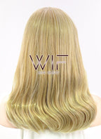 18" Wavy Mixed Blonde Synthetic Wig NW011