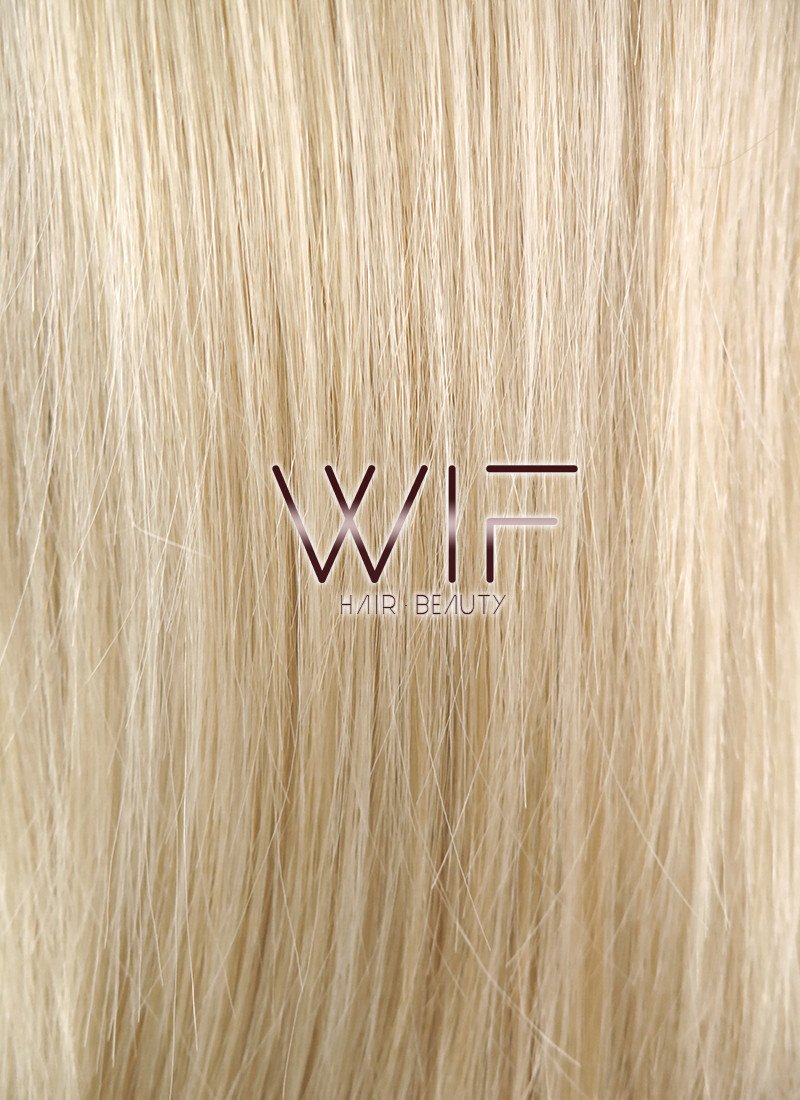 18" Straight Mixed Light Golden Blonde Synthetic Wig NW013