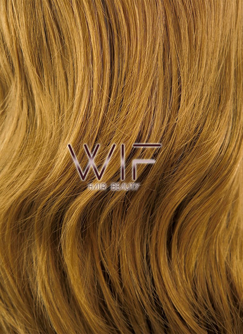 25" Wavy Chestnut Brown Synthetic Wig NW037