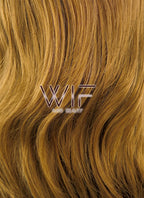 25" Wavy Chestnut Brown Synthetic Wig NW037