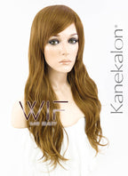 25" Wavy Chestnut Brown Synthetic Wig NW037