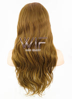 25" Wavy Chestnut Brown Synthetic Wig NW037