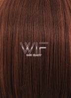 14" Straight Reddish Brown Synthetic Wig NW058
