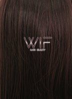 19" Straight Dark Brown Synthetic Wig NW063