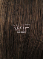 20" Wavy Mixed Brown Synthetic Wig NW066