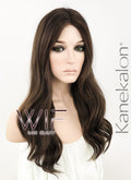 20" Wavy Mixed Brown Synthetic Wig NW066