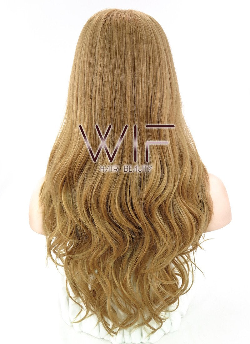 24" Wavy Blonde Synthetic Wig NW074