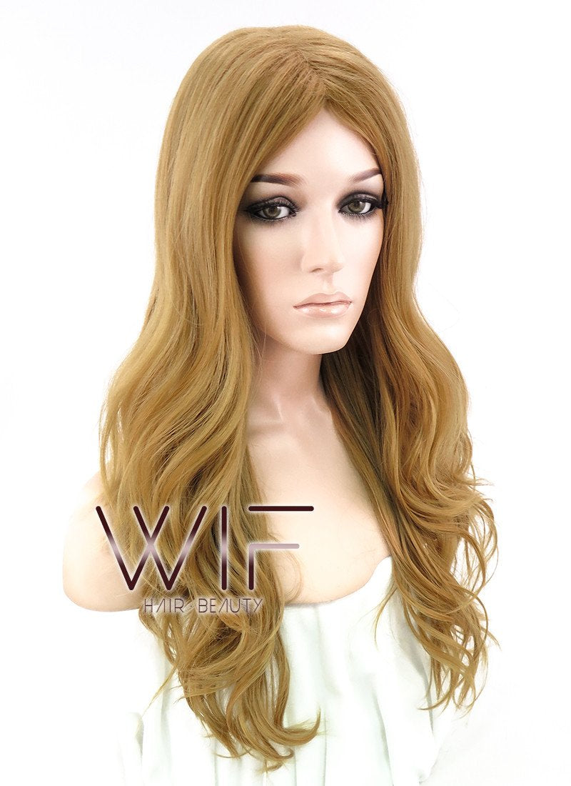 24" Wavy Blonde Synthetic Wig NW074