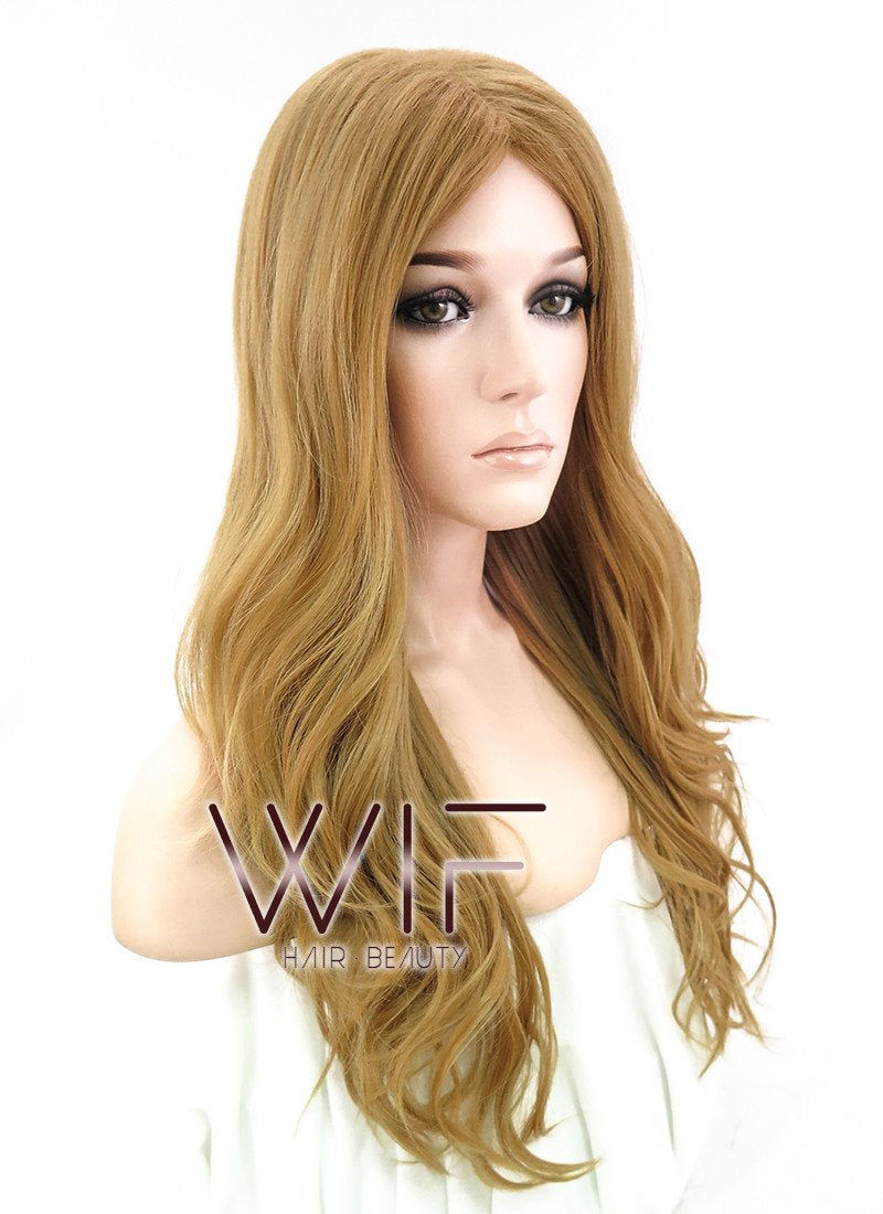 24" Wavy Blonde Synthetic Wig NW074