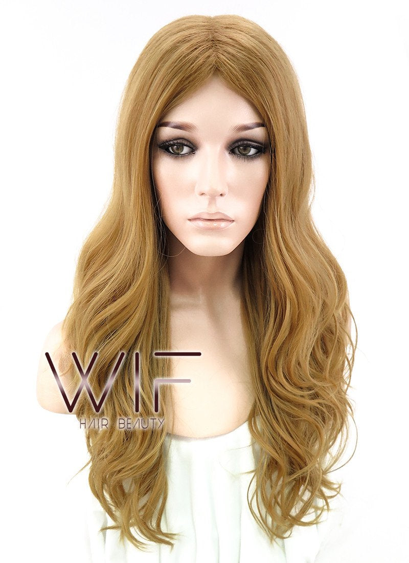 24" Wavy Blonde Synthetic Wig NW074