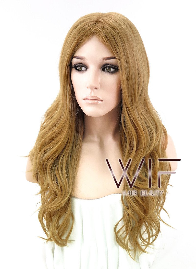 24" Wavy Blonde Synthetic Wig NW074