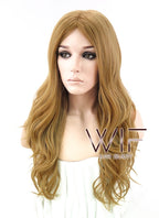 24" Wavy Blonde Synthetic Wig NW074