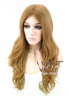 24" Wavy Blonde Synthetic Wig NW074