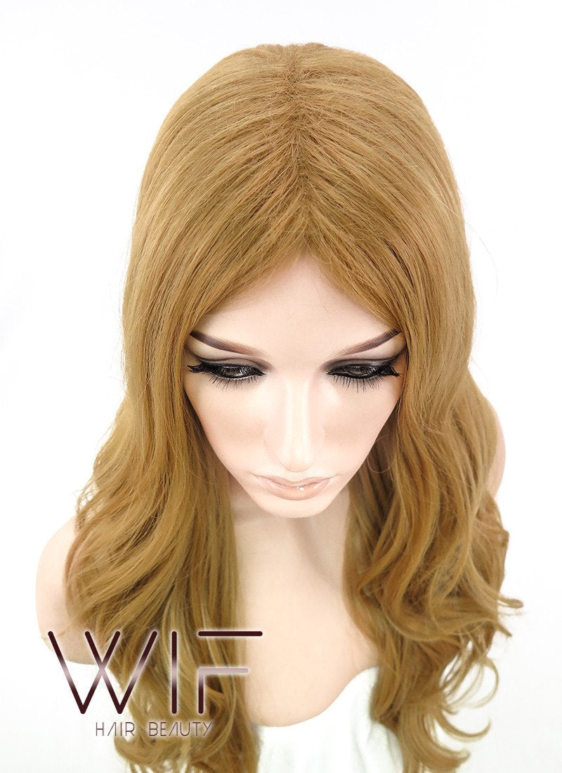 24" Wavy Blonde Synthetic Wig NW074