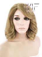 14" Wavy Blonde Synthetic Wig NW079