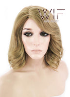 14" Wavy Blonde Synthetic Wig NW079