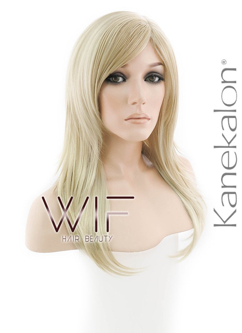 24" Straight Blonde Synthetic Wig NW090