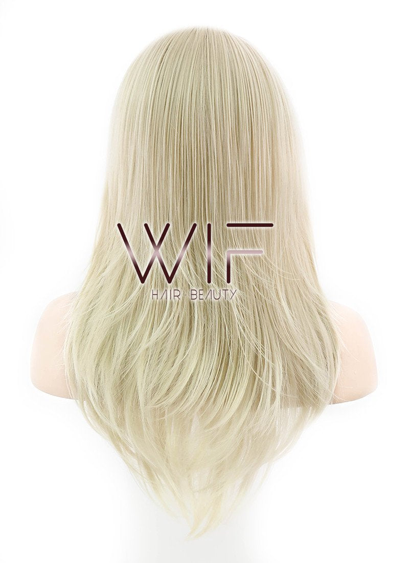 24" Straight Blonde Synthetic Wig NW090