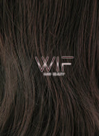 24" Wavy Mixed Brown Synthetic Wig NW091