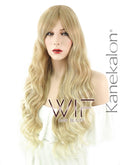 26" Wavy Two Tone Blonde Synthetic Wig NW001