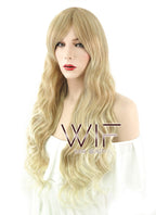 26" Wavy Two Tone Blonde Synthetic Wig NW001