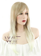 24" Straight Two Tone Blonde Synthetic Wig NW005