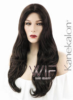 25" Wavy Brown Synthetic Wig NW033