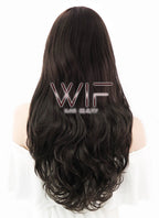 25" Wavy Brown Synthetic Wig NW033