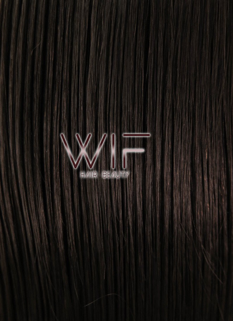 25" Wavy Brown Synthetic Wig NW033