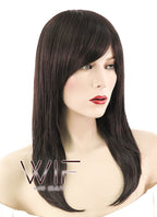 18" Straight Dark Brown Synthetic Wig NW048