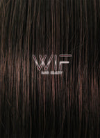 18" Straight Dark Brown Synthetic Wig NW048
