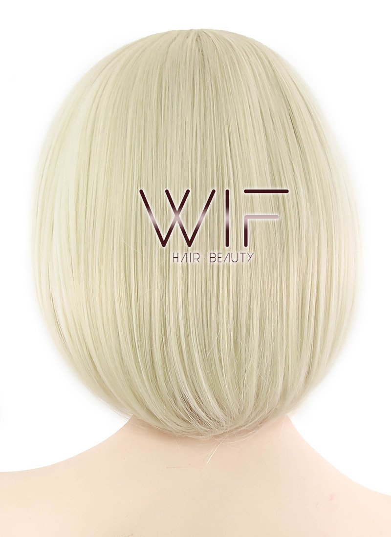 12" Straight Light Blonde Synthetic Wig NW053