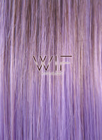 25" Straight Two Tone Purple Synthetic Wig NW073