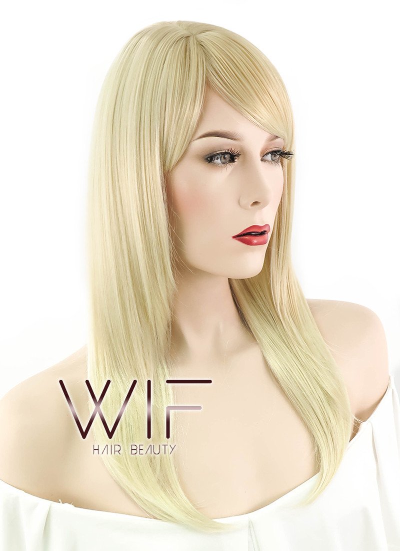 22" Straight Blonde Synthetic Wig NW075
