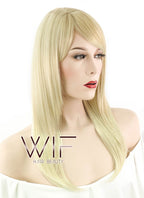 22" Straight Blonde Synthetic Wig NW075