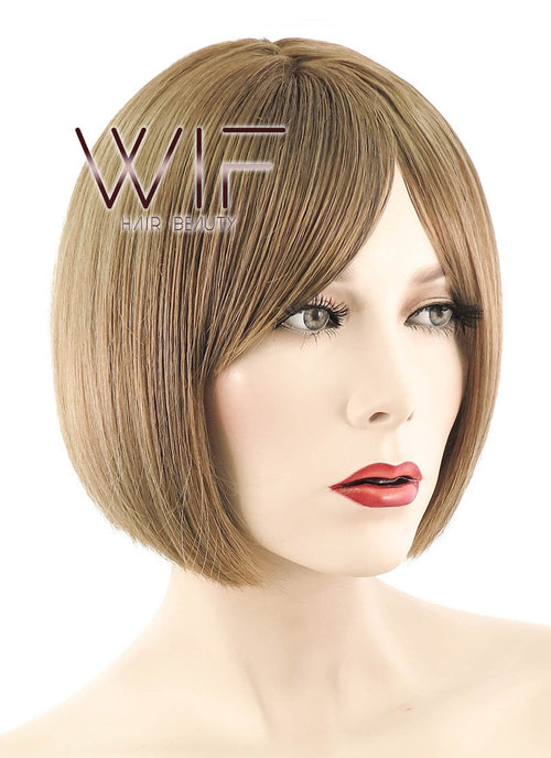 11" Short Straight Mixed Brown Fashion Synthetic Hair Wig NW077