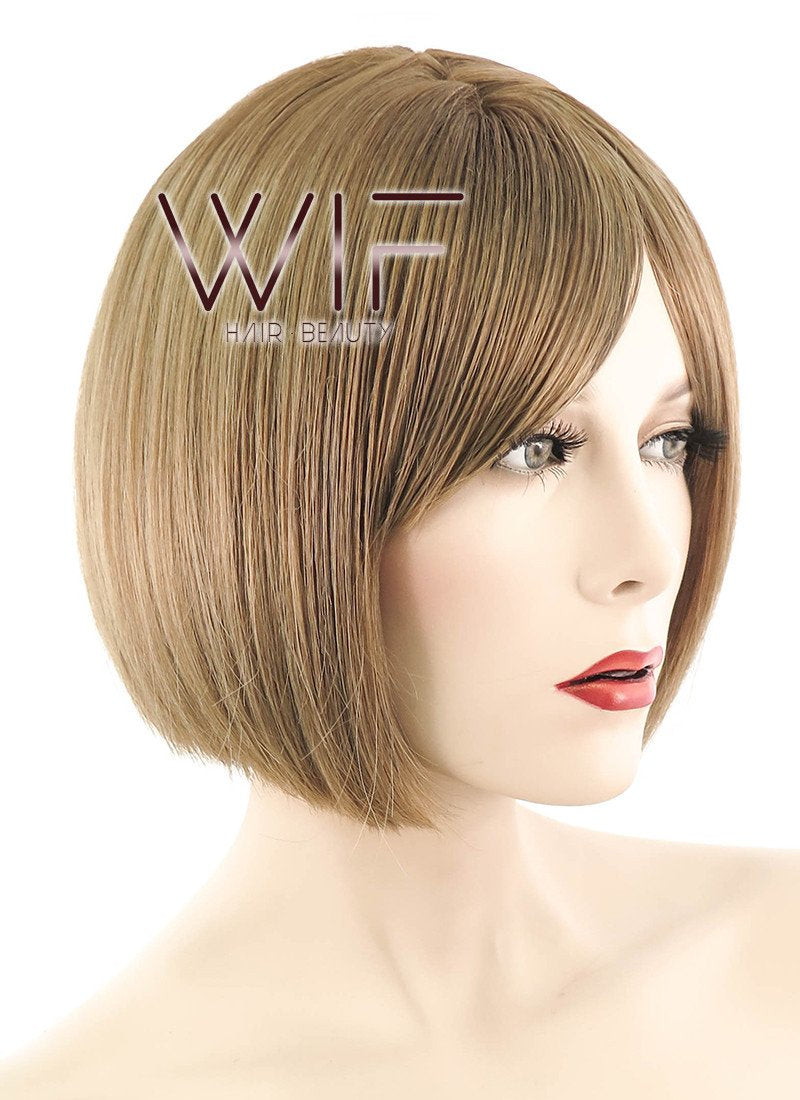 11" Short Straight Mixed Brown Fashion Synthetic Hair Wig NW077