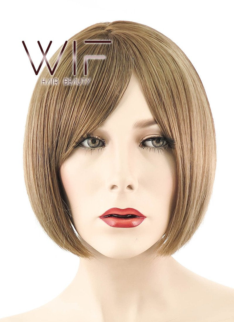 11" Short Straight Mixed Brown Fashion Synthetic Hair Wig NW077