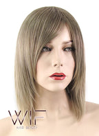 12" Straight Mixed Blonde Synthetic Wig NW086
