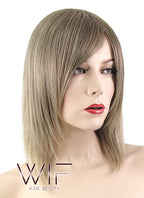 12" Straight Mixed Blonde Synthetic Wig NW086