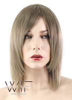 12" Straight Mixed Blonde Synthetic Wig NW086