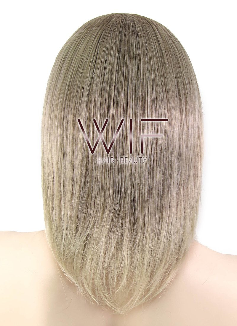 12" Straight Mixed Blonde Synthetic Wig NW086