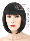 10" Straight Black Synthetic Wig NW093
