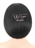 10" Short Straight Black Fashion Synthetic Hair Wig NW093
