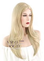 25" Long Wavy Blonde Fashion Synthetic Hair Wig NW096