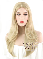 25" Long Wavy Blonde Fashion Synthetic Hair Wig NW096