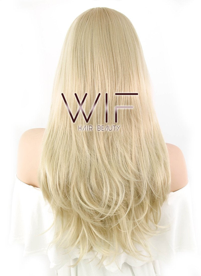 25" Long Wavy Blonde Fashion Synthetic Hair Wig NW096