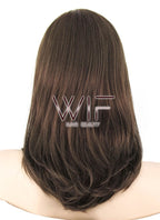 15" Medium Wavy Brown Fashion Synthetic Hair Wig NW097