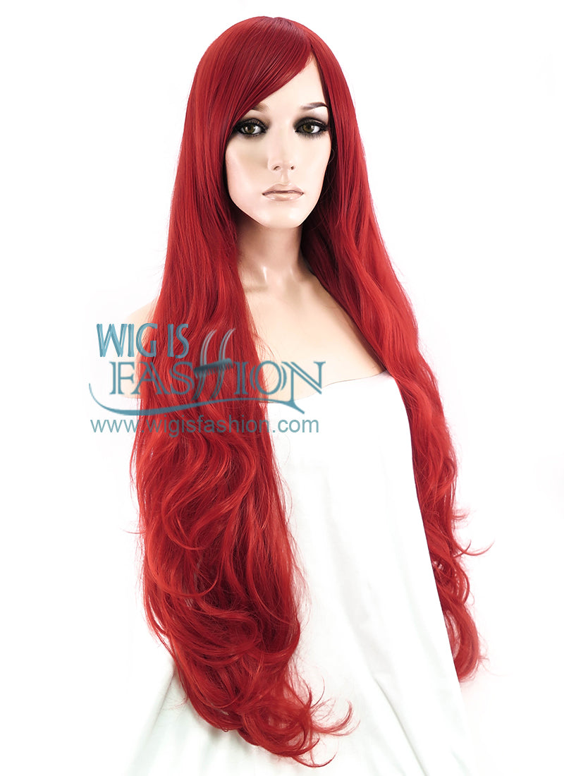 24" Wavy Light Ash Blonde Lace Front Synthetic Wig LF101