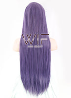 31" Straight Purple Synthetic Wig PL156